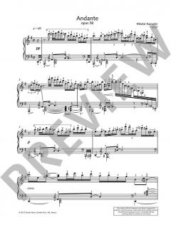 Andante op. 58 von Nikolai Kapustin (Download) 