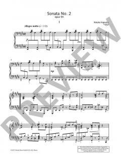 Sonata No. 2 op. 54 von Nikolai Kapustin (Download) 