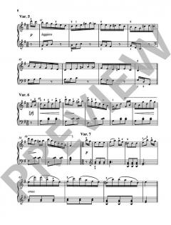 Leichte Variationen über sechs österreichische Volkslieder von Friedrich Kuhlau (Download) 