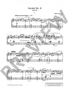 Sonata No. 6 op. 62 von Nikolai Kapustin (Download) 