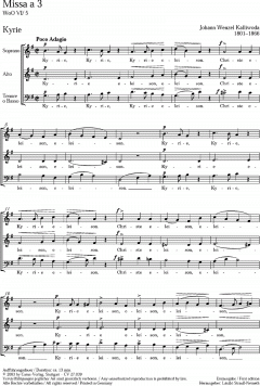 Missa a 3 (Johannes Wenzeslaus Kalliwoda) 