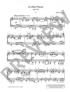 6 Little Pieces op. 133 von Nikolai Kapustin (Download) 