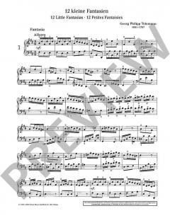 12 kleine Fantasien von Georg Philipp Telemann (Download) 