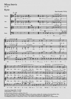 Missa brevis op. 102 (Download) 