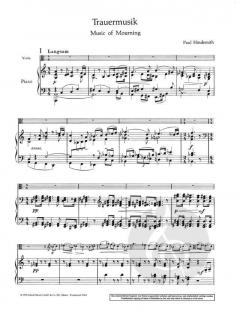 Trauermusik von Paul Hindemith (Download) 