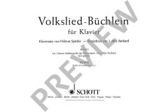 Volkslied-Büchlein von Helmut Spittler (Download) 