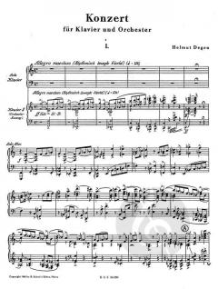 Konzert für Klavier und Orchester von Helmut Degen (Download) im Alle Noten Shop kaufen