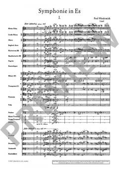 Symphonie in Es von Paul Hindemith (Download) 