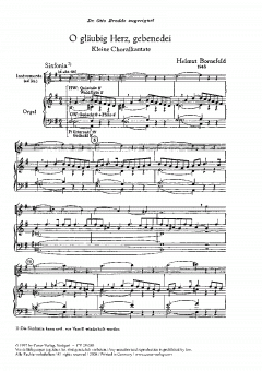 O gläubig Herz, gebenedei BoWV50 von Helmut Bornefeld 