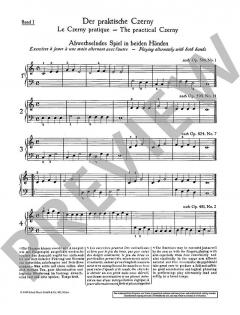 Der praktische Czerny 1 von Carl Czerny (Download) 