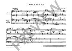 Orgel-Konzert Nr. 8 A-Dur op. 7/2 HWV 307 von Georg Friedrich Händel (Download) im Alle Noten Shop kaufen