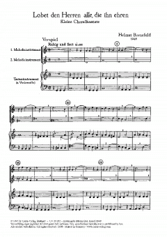 Lobet den Herren alle, die ihn ehren BoWV52 (Helmut Bornefeld) 