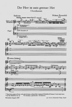 Der Herr ist mein getreuer Hirt BoWV54 (Helmut Bornefeld) 