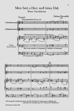 Mein Seel, o Herr, muss loben dich (Helmut Bornefeld) 