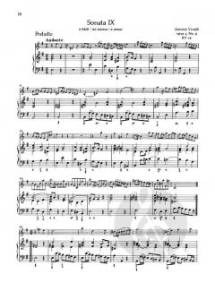 12 Sonaten op. 2 Heft 2 von Antonio Vivaldi (Download) 