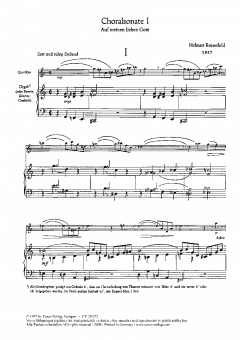 Auf meinen lieben Gott BoWV72 (Choralsonate I) von Helmut Bornefeld 