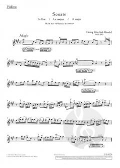 6 Sonaten 1 von Georg Friedrich Händel (Download) 