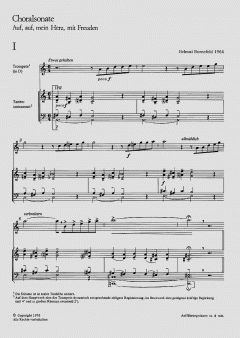 Auf, auf, mein Herz mit Freuden BoWV75 von Helmut Bornefeld 