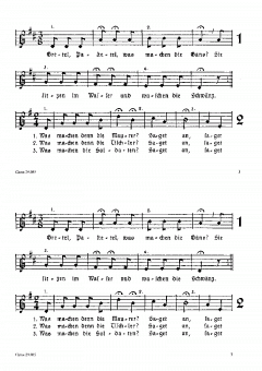 Bornefeld: Kanons nach Kinderliedern (Helmut Bornefeld) 
