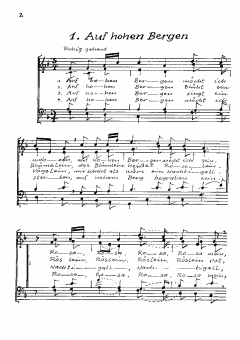 Auf hohen Bergen (Helmut Bornefeld) 