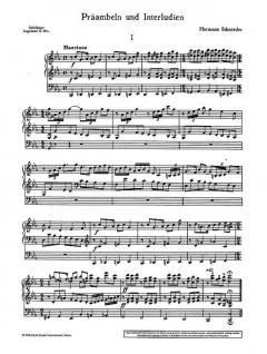 Präambeln und Interludien von Hermann Schroeder (Download) 