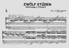 Zwölf Etüden von Helmut Bornefeld 