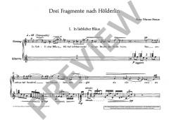 Drei Fragmente nach Hölderlin / Drei Tentos von Hans Werner Henze (Download) 