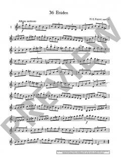 36 Etüden op. 20 von Heinrich Ernst Kayser (Download) 