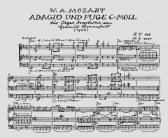Adagio und Fuge in c-Moll KV546 von Wolfgang Amadeus Mozart 