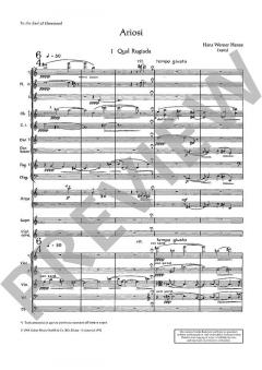 Ariosi von Hans Werner Henze (Download) 