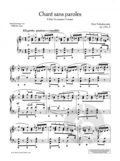 Ausgewählte Werke von Peter Iljitsch Tschaikowsky (Download) 