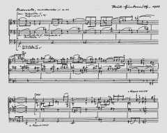 Pastorale, Fuge und Postludium von Paul Hindemith 