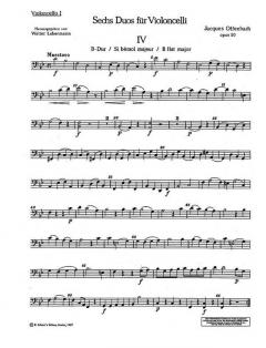 6 Duos op. 50 Band 2 von Jacques Offenbach (Download) 