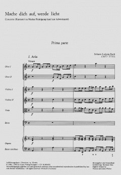 Mache dich auf, werde licht (Johann Ludwig Bach) 
