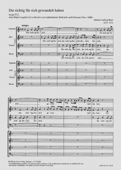 Die richtig für sich gewandelt haben (Johann Ludwig Bach) 
