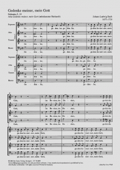 Gedenke meiner, mein Gott (Johann Ludwig Bach) 