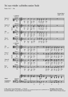 Sei nun wieder zufrieden von Johann Sebastian Bach (Download) 