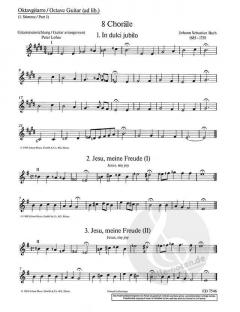8 Choräle von Johann Sebastian Bach (Download) 