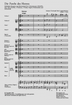 Die Furcht des Herren (Johann Christoph Bach) 