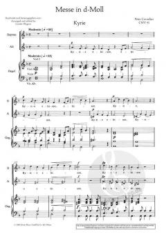 Messe in d-Moll CWV 91 von Peter Cornelius (Download) 