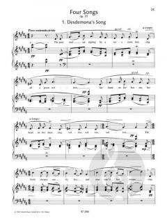 Neun Shakespeare-Lieder op. 29 und 31 von Erich Wolfgang Korngold (Download) 