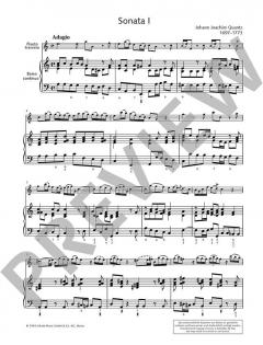 6 Sonatas op. 1 Vol. 1 von Johann Joachim Quantz (Download) 