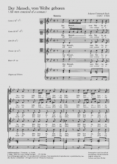 Der Mensch, vom Weibe geboren (Johann Christoph Bach) 