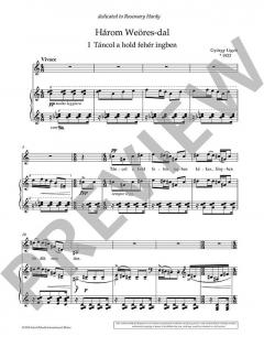 Három Weöres-dal von György Ligety (Download) 