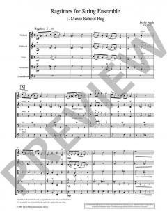 Ragtimes for String Ensemble von Leslie Searle (Download) 