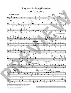 Ragtimes for String Ensemble von Leslie Searle (Download) 