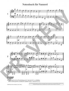 Notenbuch für Nannerl von Leopold Mozart (Download) 