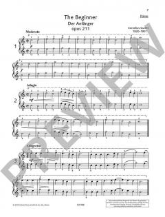Der Anfänger op. 211 von Cornelius Gurlitt (Download) 