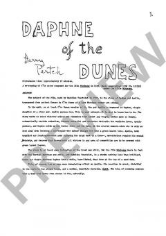 Daphne of the Dunes von Harry Partch (Download) 