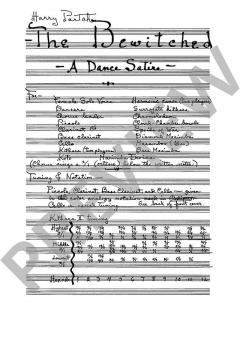 The Bewitched von Harry Partch (Download) 